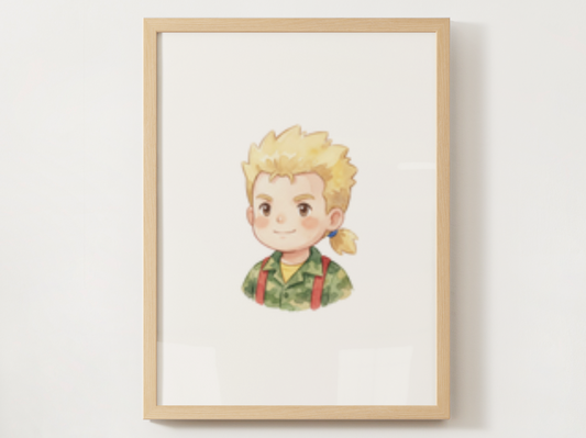 Lt. Surge Kanto Trainer Wall Art Printable, Gen 1 Pokémon Poster, Kids Room Decor, Digital Download