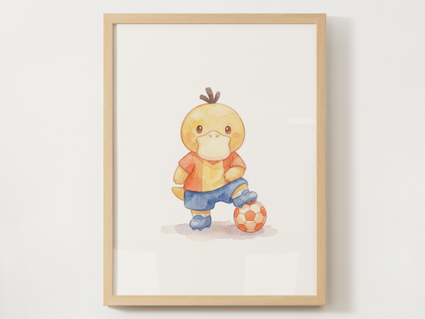 Pokemon Gen 1 Soccer Wall Art Bundle, 9 Printable Posters, Kanto Favorites, Kids Room Decor, Digital Download