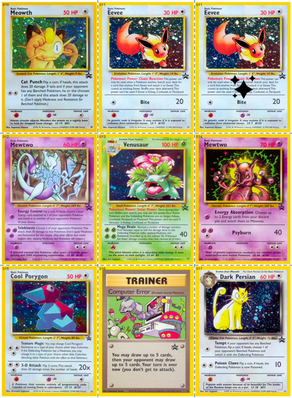 Base: Wizards of the Coast Base Set Promos Printable Master Set Binder Placeholders + Checklist (Digital Download)