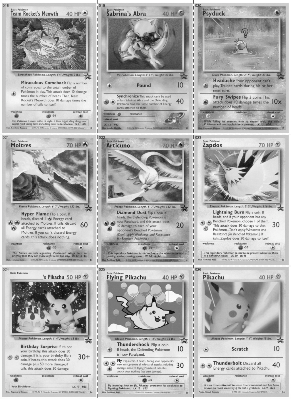 Base: Wizards of the Coast Base Set Promos Printable Master Set Binder Placeholders + Checklist (Digital Download)