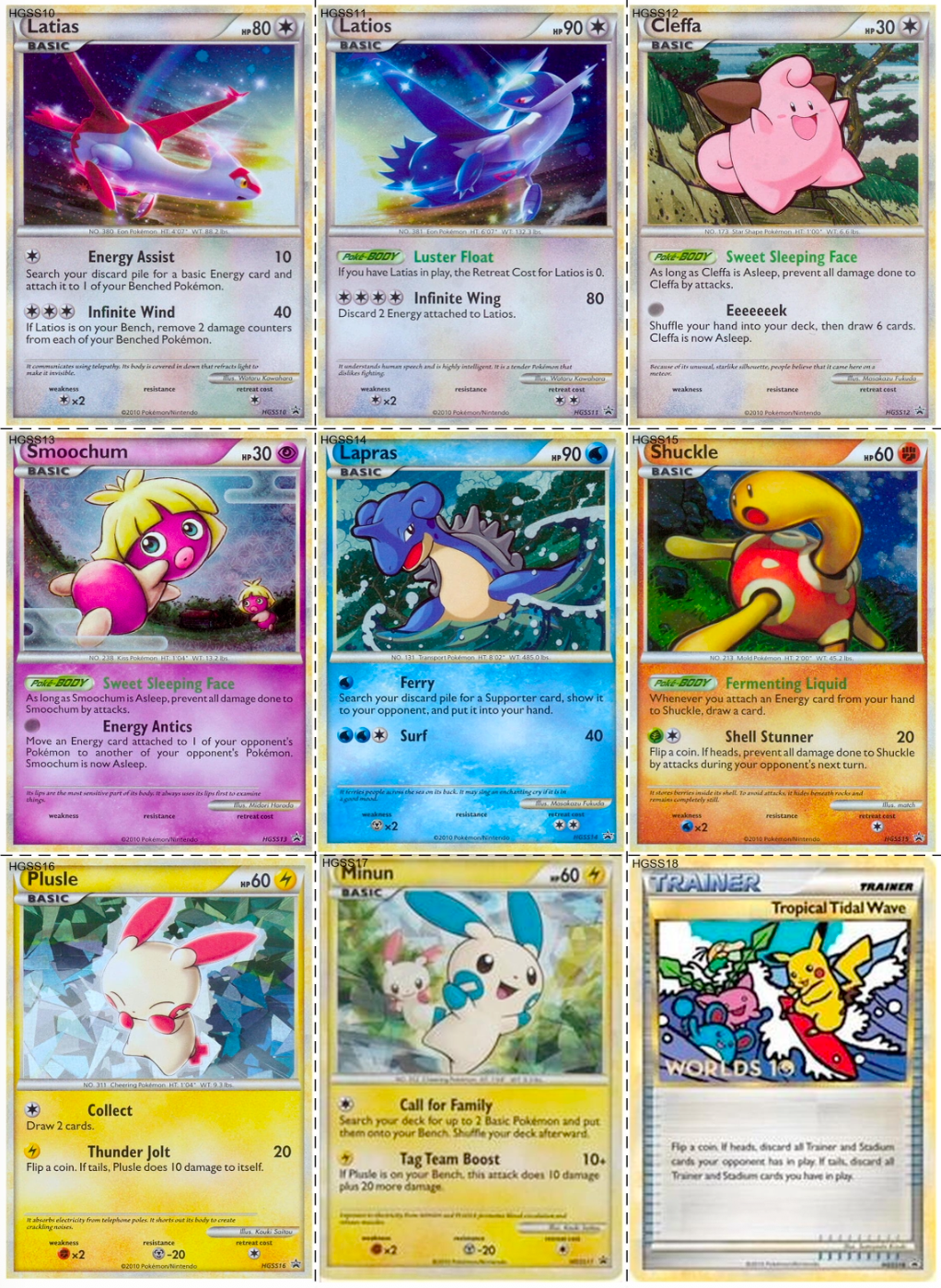 HeartGold & SoulSilver: Promos Printable Master Set Binder Placeholders + Checklist (Digital Download)