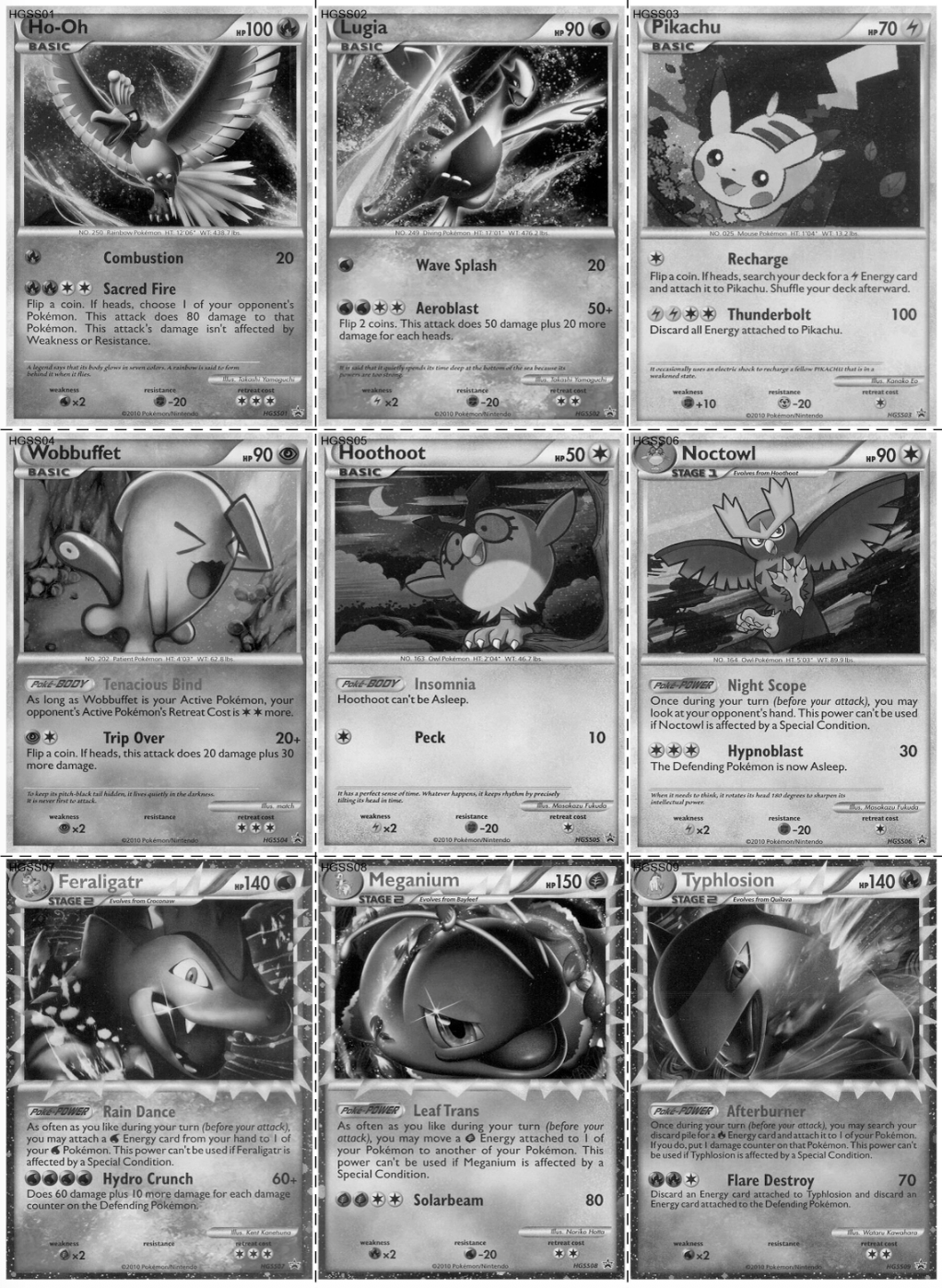 HeartGold & SoulSilver: Promos Printable Master Set Binder Placeholders + Checklist (Digital Download)