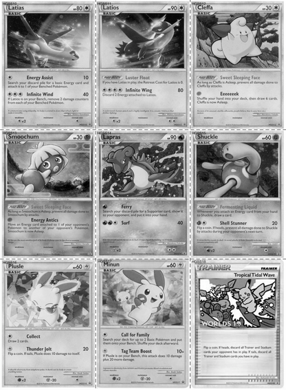 HeartGold & SoulSilver: Promos Printable Master Set Binder Placeholders + Checklist (Digital Download)