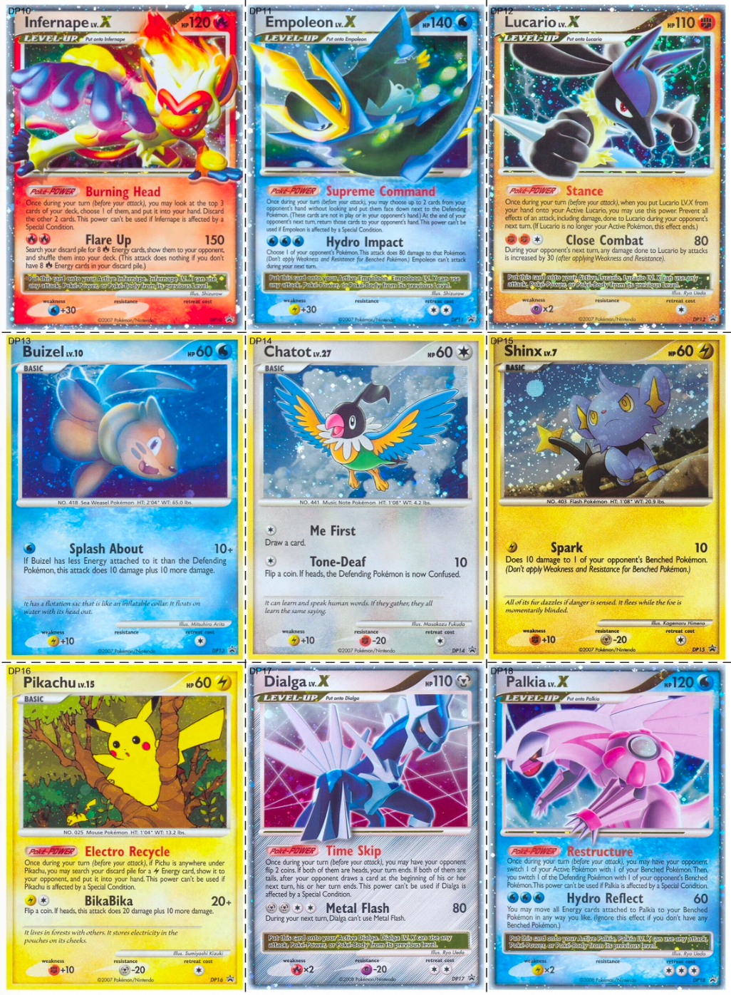 Diamond & Pearl: Promos Printable Master Set Binder Placeholders + Checklist (Digital Download)