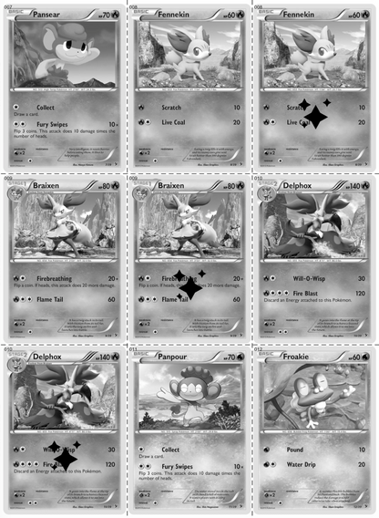 Kalos Starter Set Printable Master and Complete Set Binder Placeholders + Checklist (Digital Download)
