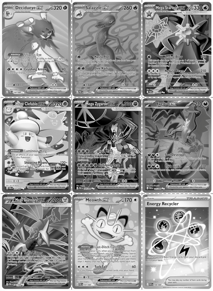 Mega Evolution: Perfect Order Printable Master and Complete Set Binder Placeholders + Checklist (Digital Download)