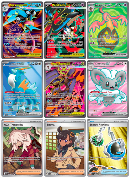 Mega Evolution: Chaos Rising Printable Master and Complete Set Binder Placeholders + Checklist Digital Download