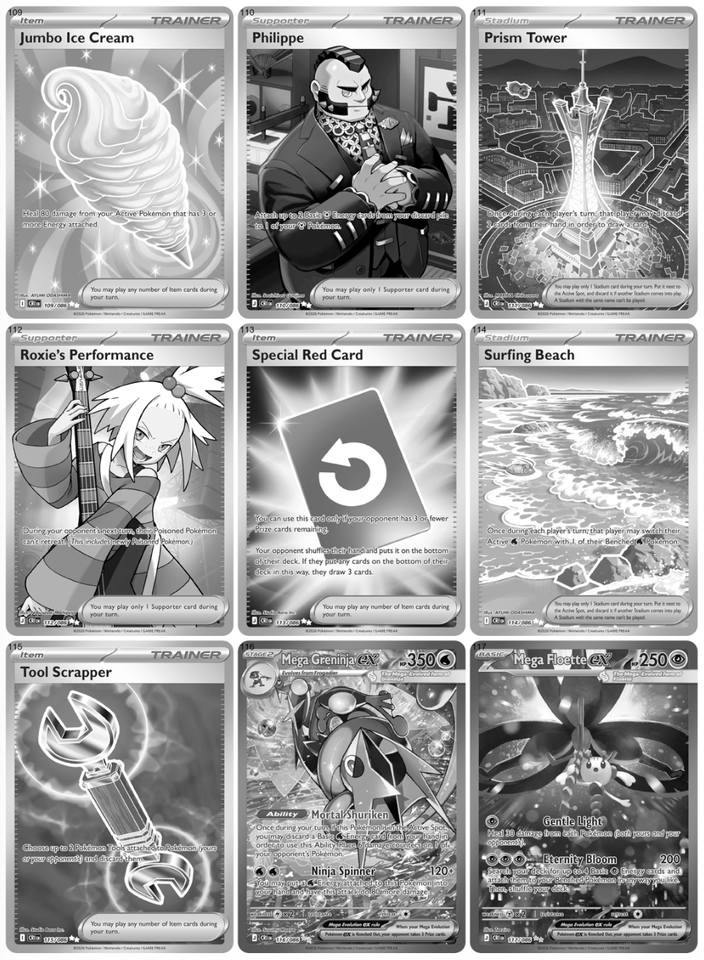 Mega Evolution: Chaos Rising Printable Master and Complete Set Binder Placeholders + Checklist Digital Download
