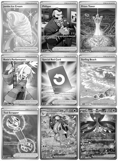 Mega Evolution: Chaos Rising Printable Master and Complete Set Binder Placeholders + Checklist Digital Download