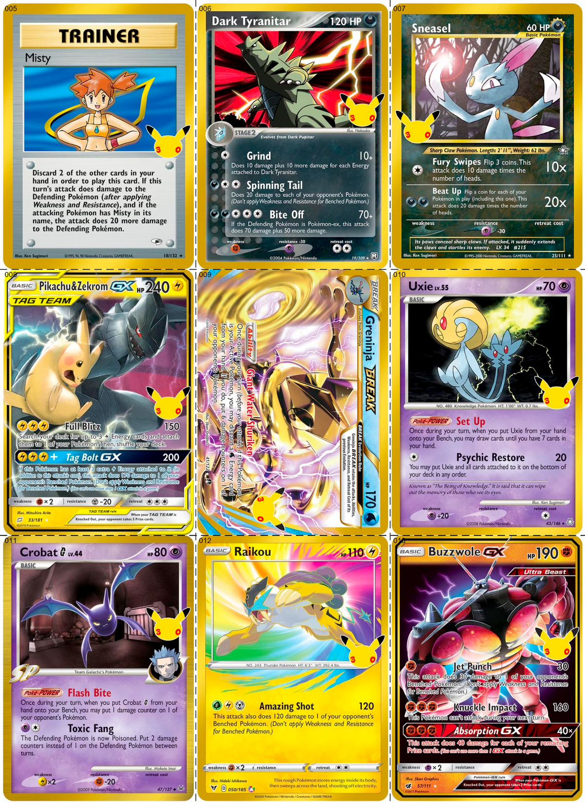 Pokémon 30th Celebration with Classic Collection Printable Master and Complete Set Binder Placeholders + Checklist (Digital Download)