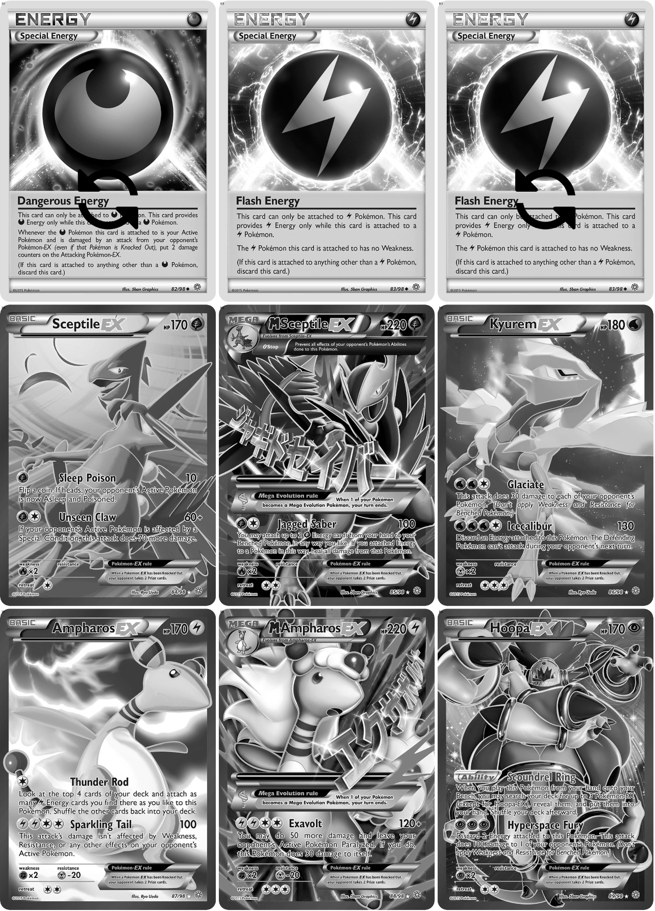 XY: Ancient Origins Printable Master and Complete Set Binder Placeholders + Checklist (Digital Download)