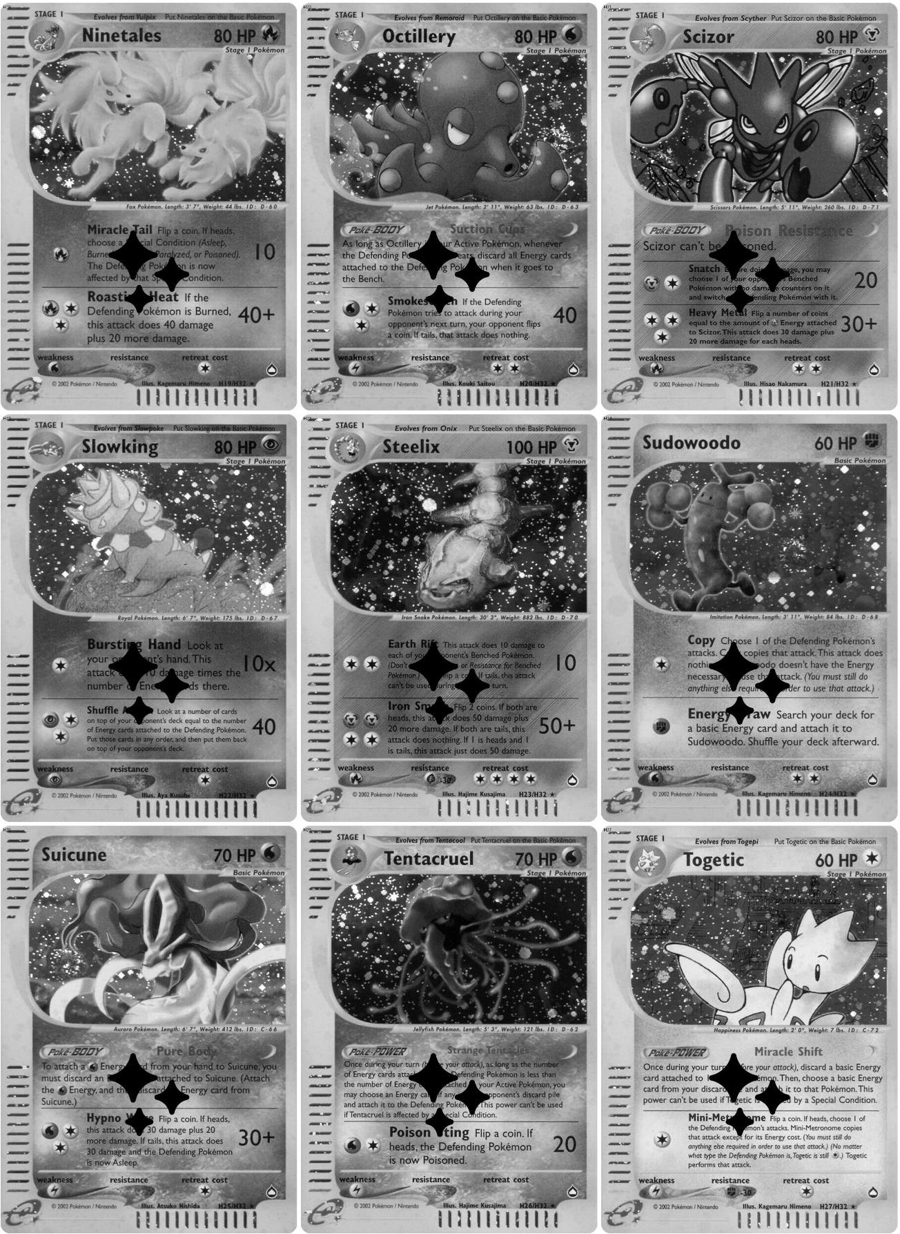 E-Card: Aquapolis Printable Master Set Binder Placeholders + Checklist (Digital Download)