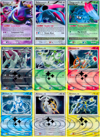 Platinum: Arceus Printable Master Set Binder Placeholders + Checklist (Digital Download)