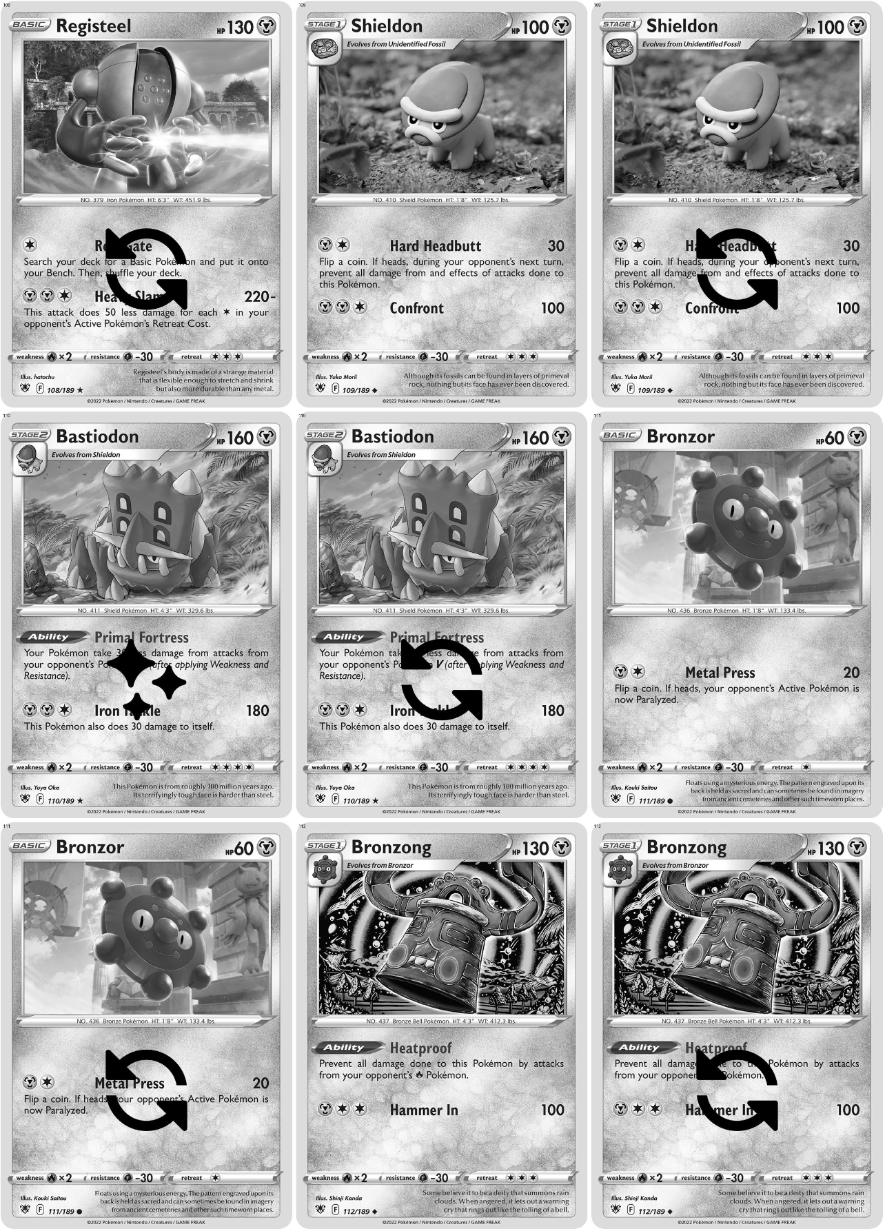 Sword & Shield: Astral Radiance Printable Master and Complete Set Binder Placeholders + Checklist (Digital Download)