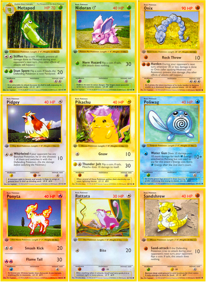 Base Set Printable Master and Complete Set Binder Placeholders + Checklist (Digital Download)