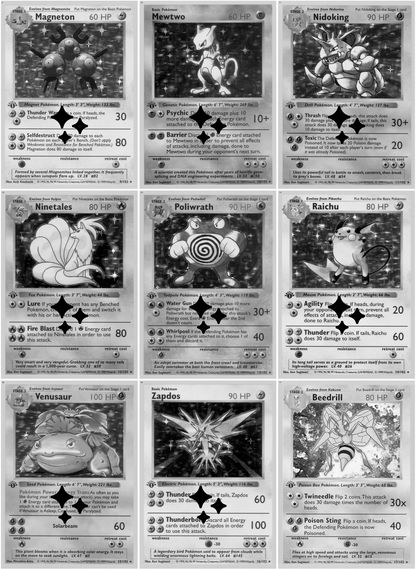 Base Set Printable Master and Complete Set Binder Placeholders + Checklist (Digital Download)