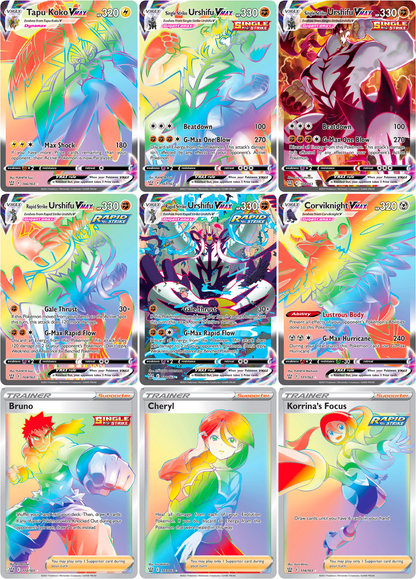 Sword & Shield: Battle Styles Printable Master and Complete Set Binder Placeholders + Checklist (Digital Download)