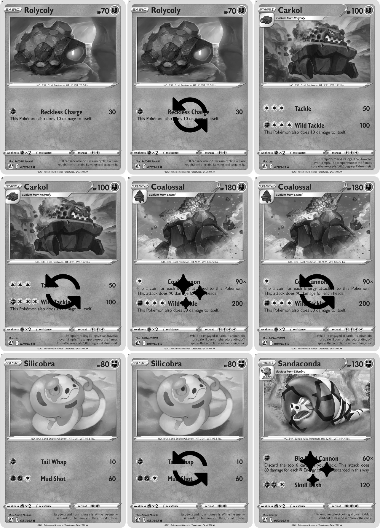 Sword & Shield: Battle Styles Printable Master and Complete Set Binder Placeholders + Checklist (Digital Download)