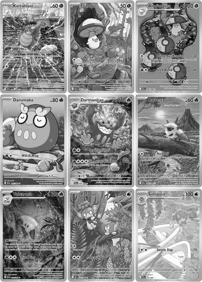 Scarlet & Violet: Black Bolt Printable Master and Complete Set Binder Placeholders + Checklist (Digital Download)