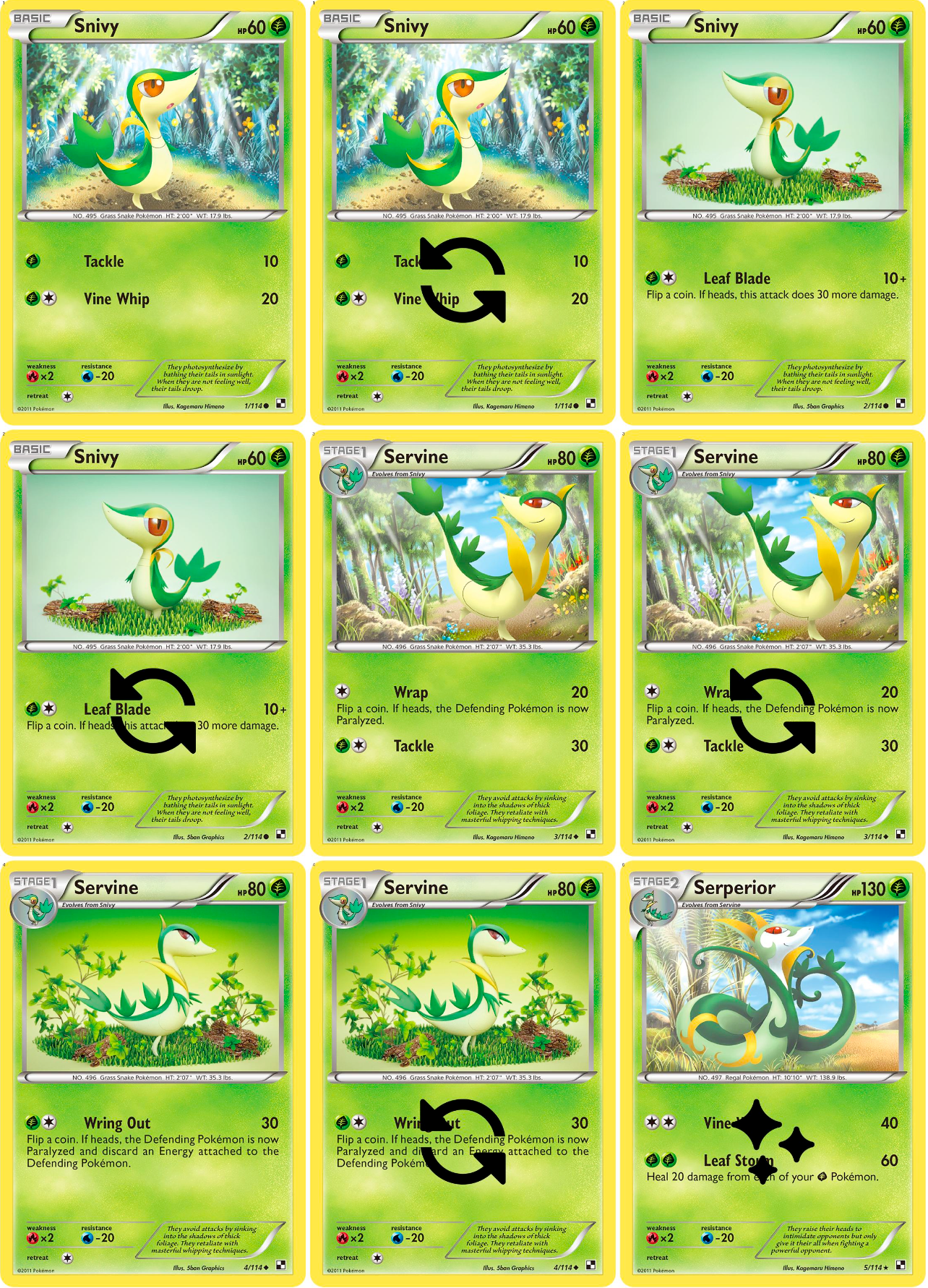 Black & White: Base Set Printable Master and Complete Set Binder Placeholders + Checklist (Digital Download)