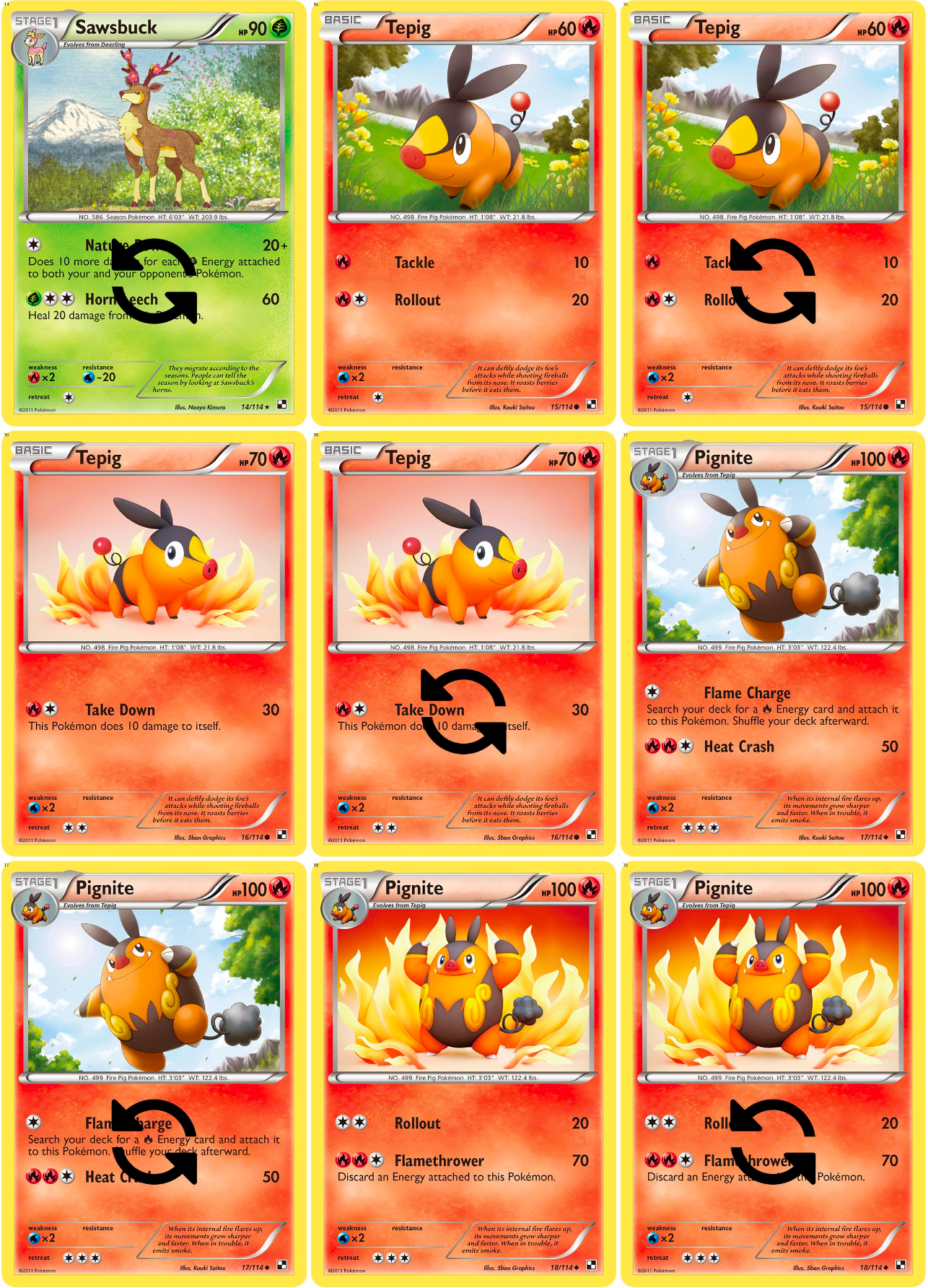 Black & White: Base Set Printable Master and Complete Set Binder Placeholders + Checklist (Digital Download)