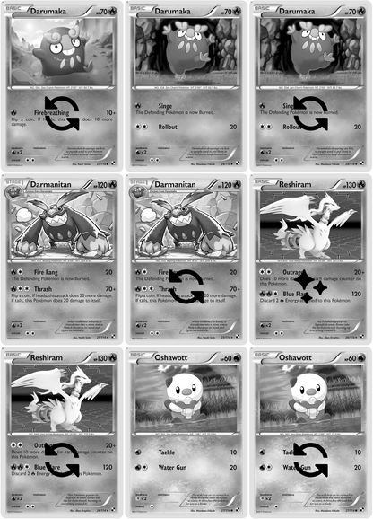 Black & White: Base Set Printable Master and Complete Set Binder Placeholders + Checklist (Digital Download)