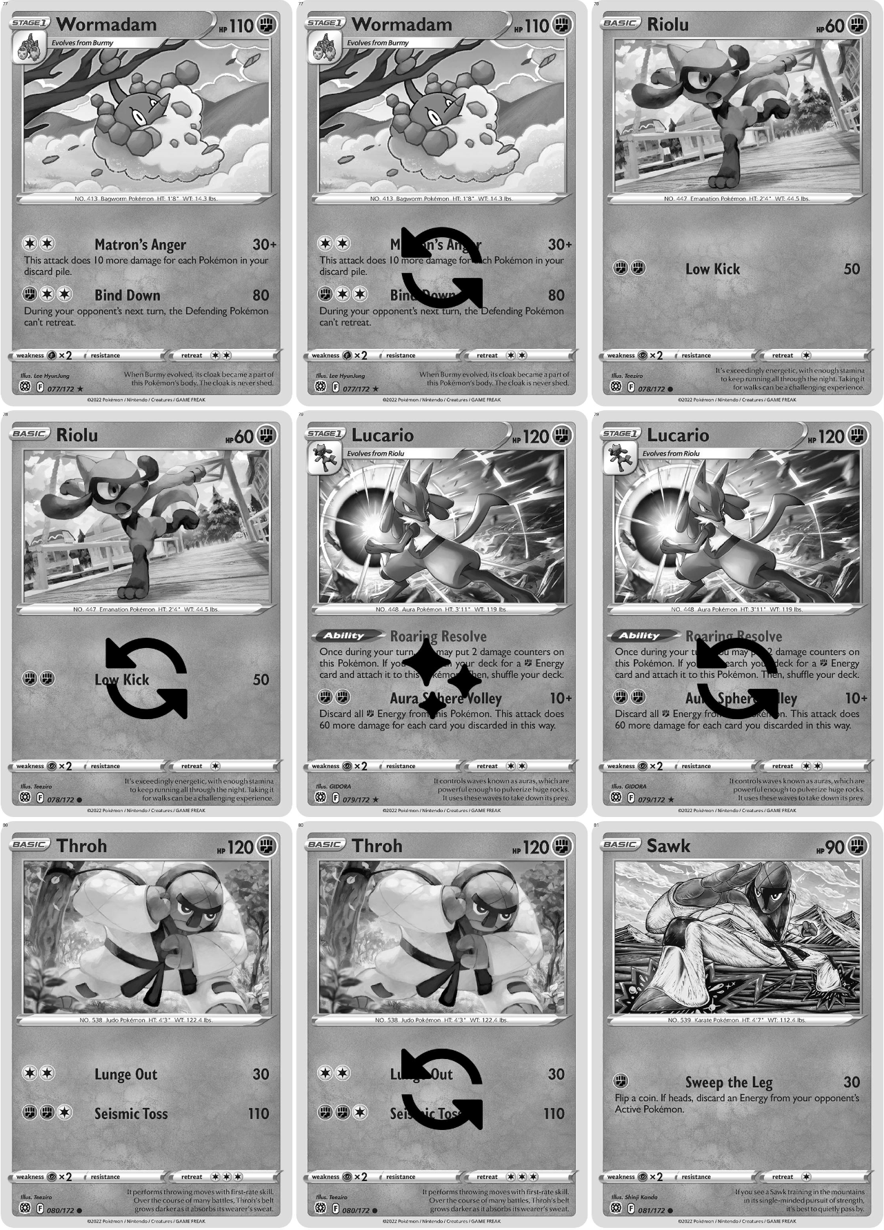 Sword & Shield: Brilliant Stars Printable Master and Complete Set Binder Placeholders + Checklist (Digital Download)