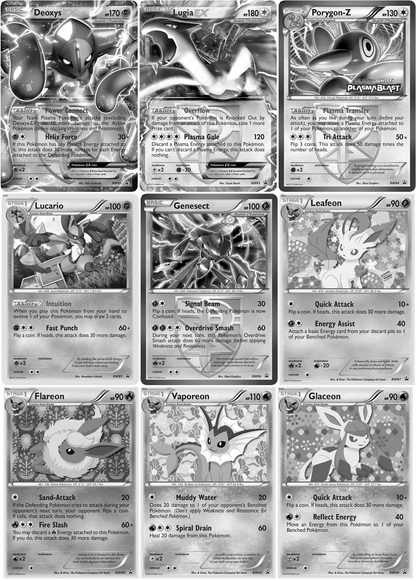 Black & White: Promos Printable Master Set Binder Placeholders + Checklist (Digital Download)