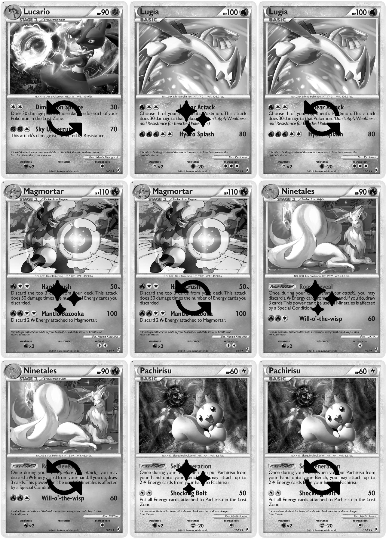 HeartGold & SoulSilver: Call of Legends Printable Master and Complete Set Binder Placeholders + Checklist (Digital Download)