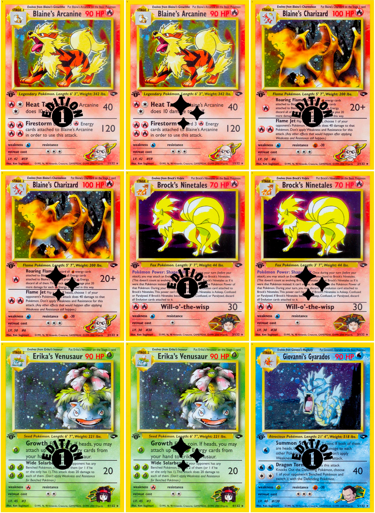 Gym: Challenge Printable Master and Complete Set Binder Placeholders + Checklist (Digital Download)