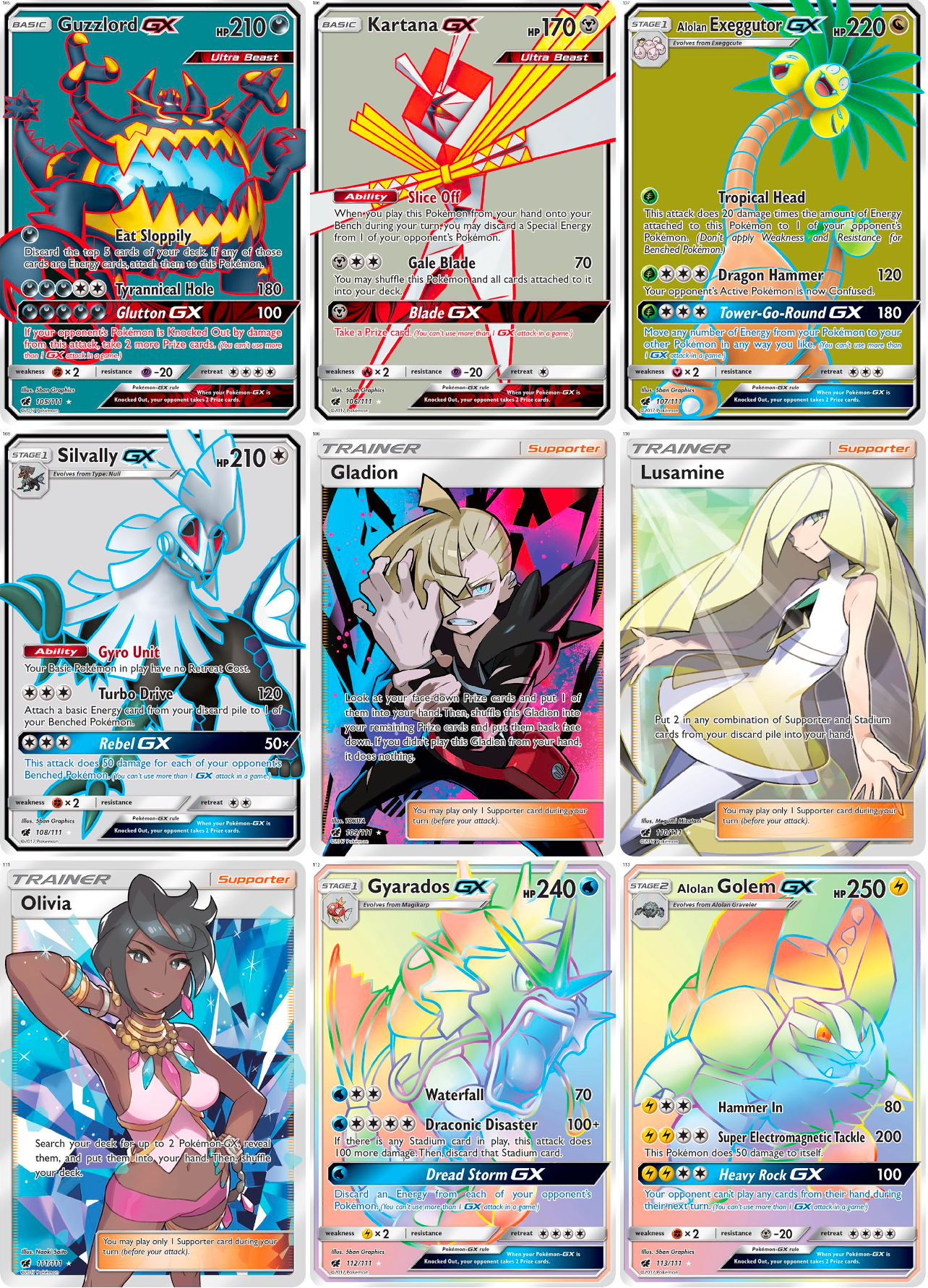 Sun & Moon: Crimson Invasion Printable Master Set Binder Placeholders + Checklist (Digital Download)