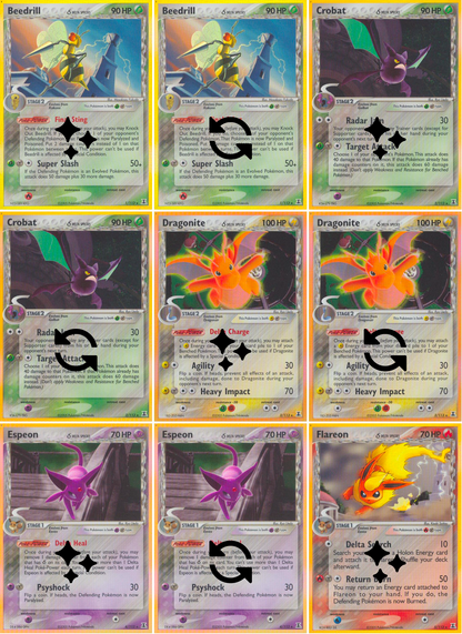 EX: Delta Species Printable Master and Complete Set Binder Placeholders + Checklist (Digital Download)