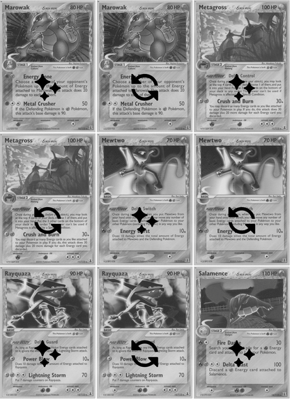 EX: Delta Species Printable Master and Complete Set Binder Placeholders + Checklist (Digital Download)