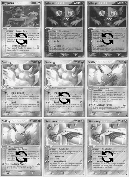 EX: Deoxys Printable Master and Complete Set Binder Placeholders + Checklist (Digital Download)