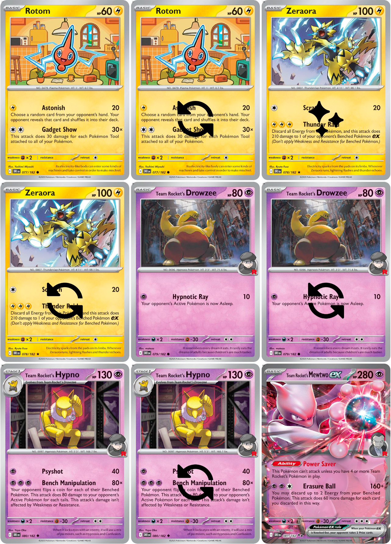 Scarlet & Violet: Destined Rivals Printable Master and Complete Set Binder Placeholders + Checklist (Digital Download)