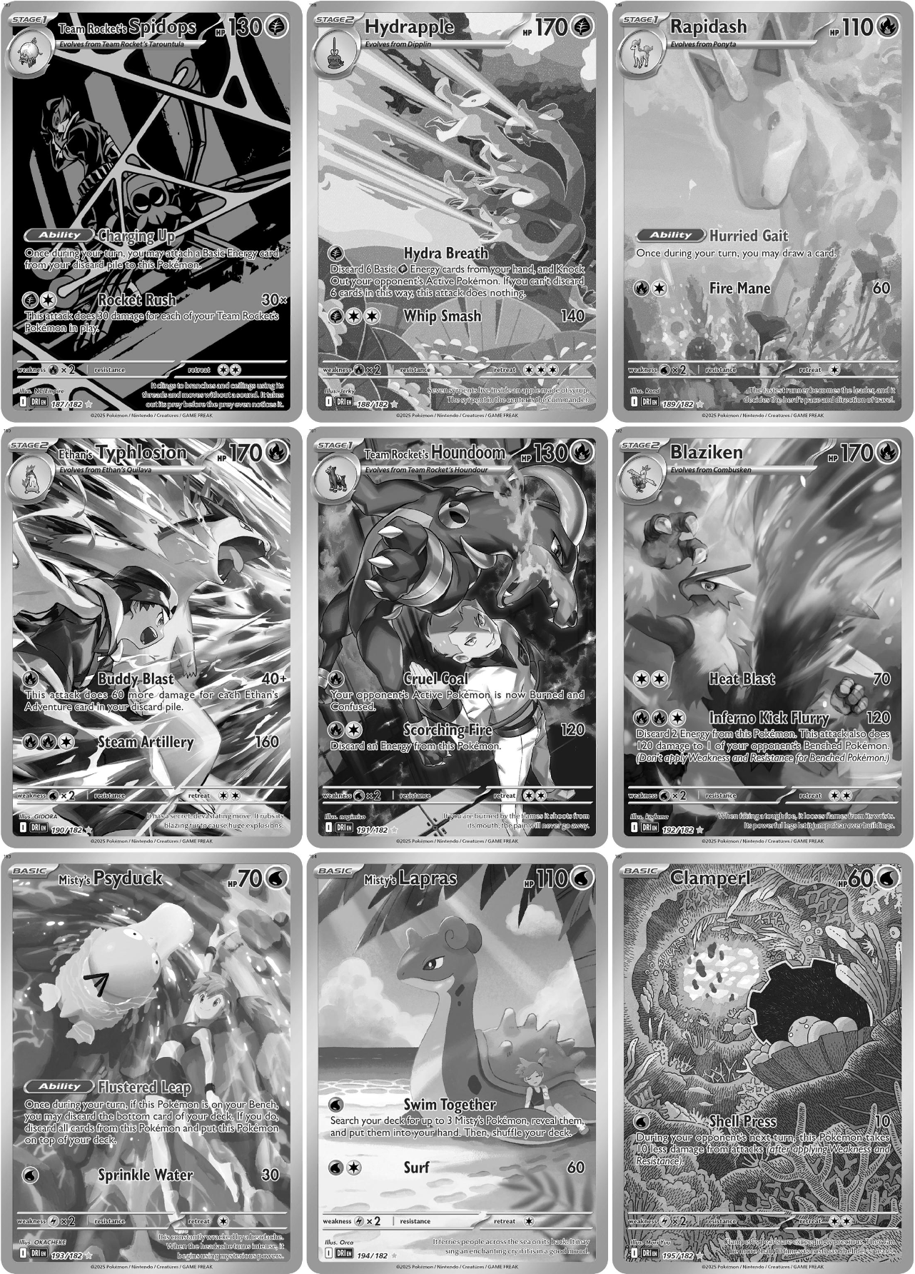 Scarlet & Violet: Destined Rivals Printable Master and Complete Set Binder Placeholders + Checklist (Digital Download)