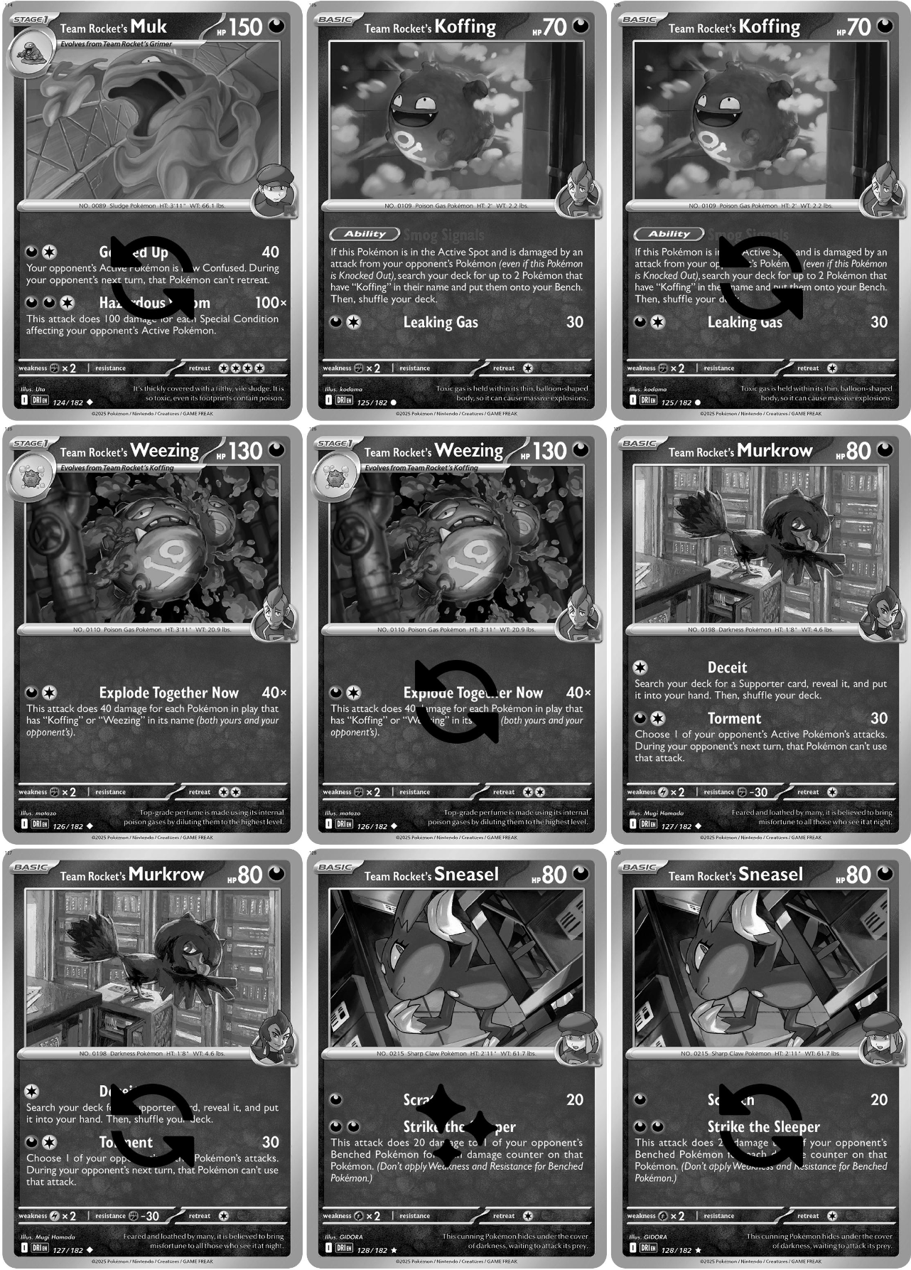 Scarlet & Violet: Destined Rivals Printable Master and Complete Set Binder Placeholders + Checklist (Digital Download)
