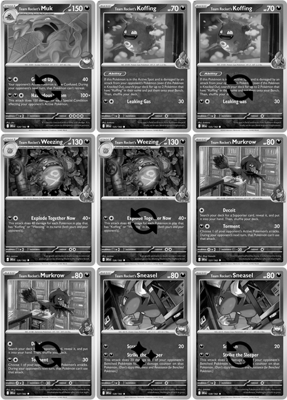 Scarlet & Violet: Destined Rivals Printable Master and Complete Set Binder Placeholders + Checklist (Digital Download)