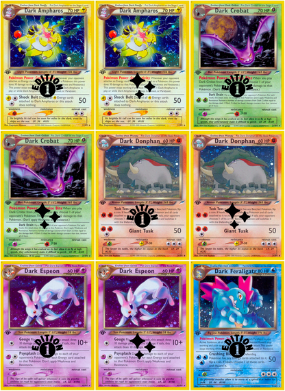 Neo: Destiny Printable Master and Complete Set Binder Placeholders + Checklist (Digital Download)