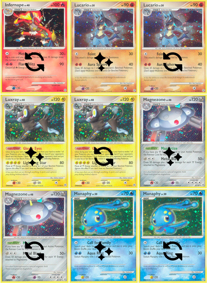 Diamond & Pearl: Base Set Printable Master and Complete Set Binder Placeholders + Checklist (Digital Download)