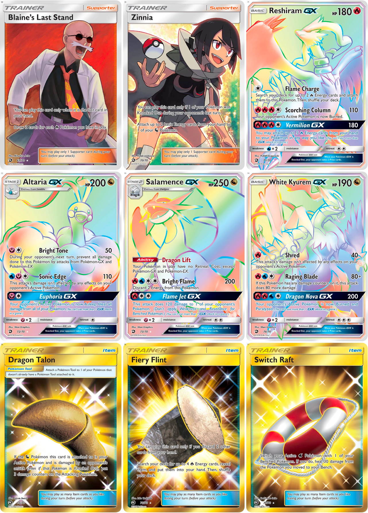 Sun & Moon: Dragon Majesty Printable Master and Complete Set Binder Placeholders + Checklist (Digital Download)