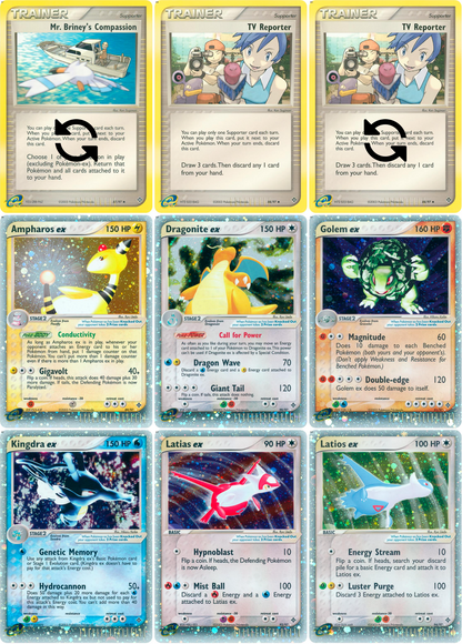 EX: Dragon Printable Master and Complete Set Binder Placeholders + Checklist (Digital Download)