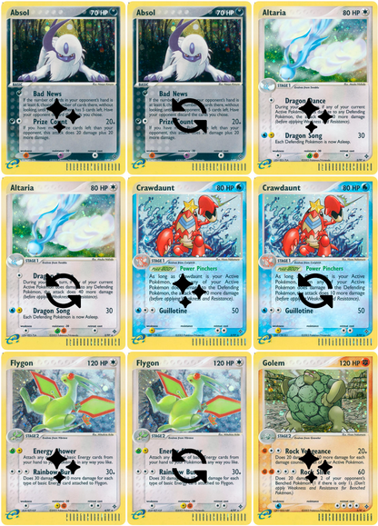 EX: Dragon Printable Master and Complete Set Binder Placeholders + Checklist (Digital Download)