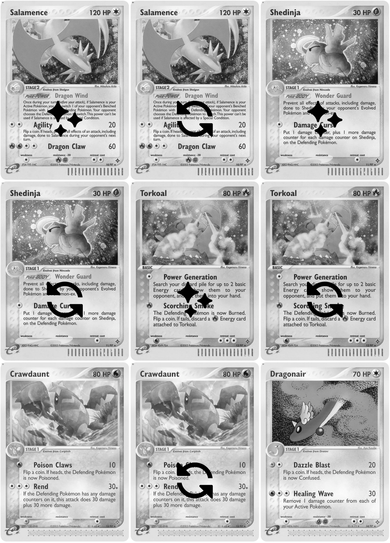 EX: Dragon Printable Master and Complete Set Binder Placeholders + Checklist (Digital Download)