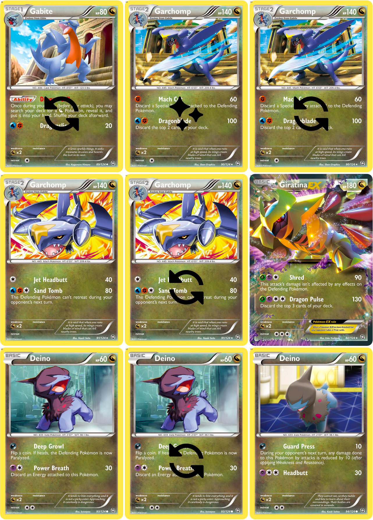 Black & White: Dragons Exalted Printable Master and Complete Set Binder Placeholders + Checklist (Digital Download)