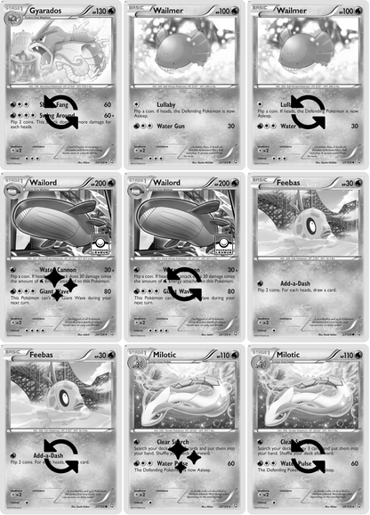 Black & White: Dragons Exalted Printable Master and Complete Set Binder Placeholders + Checklist (Digital Download)
