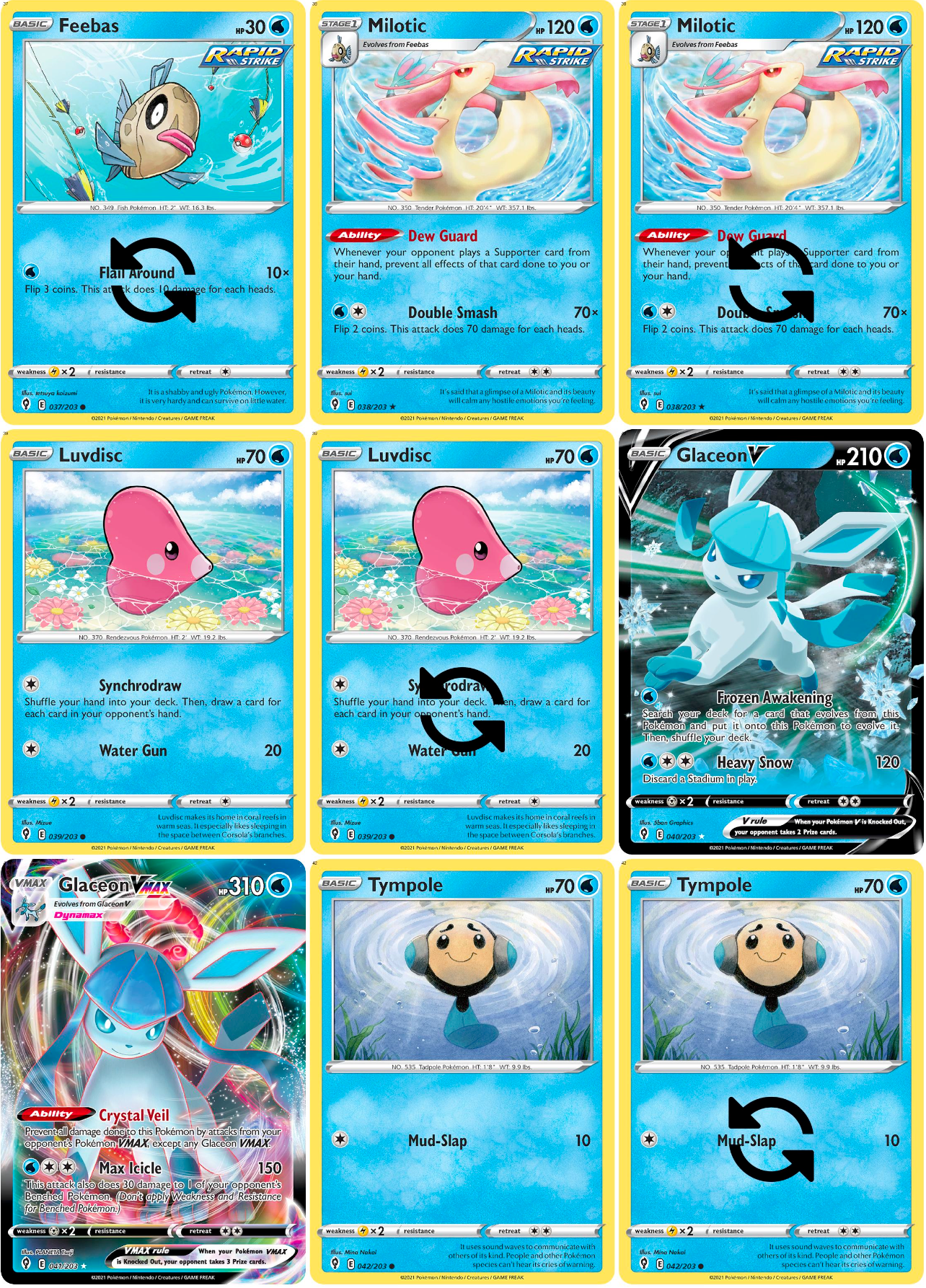 Sword & Shield: Evolving Skies Printable Master and Complete Set Binder Placeholders + Checklist (Digital Download)