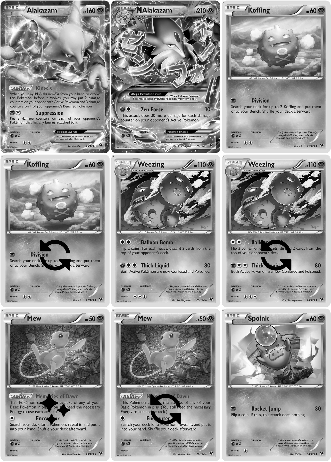 XY: Fates Collide Printable Master and Complete Set Binder Placeholders + Checklist (Digital Download)