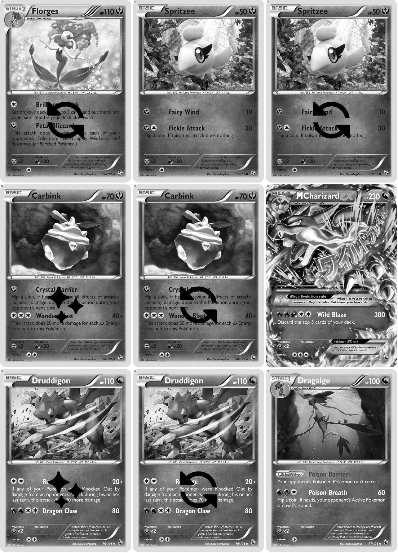 XY: Flashfire Promos Printable Master Set Binder Placeholders + Checklist (Digital Download)