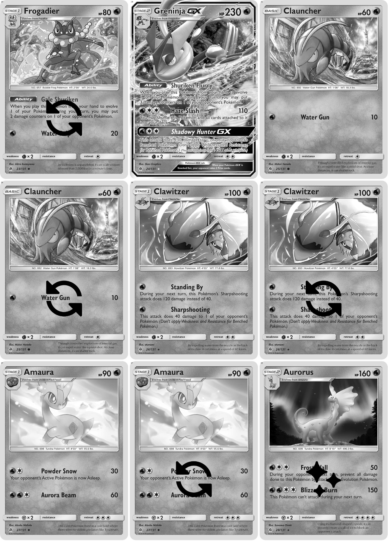 Sun & Moon: Forbidden Light Printable Master and Complete Set Binder Placeholders + Checklist (Digital Download)